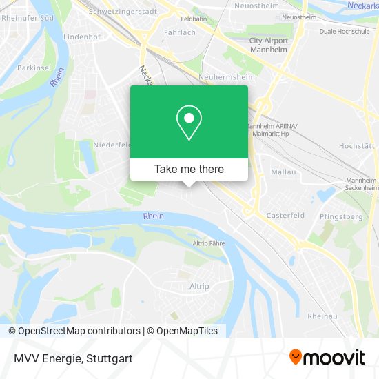 MVV Energie map