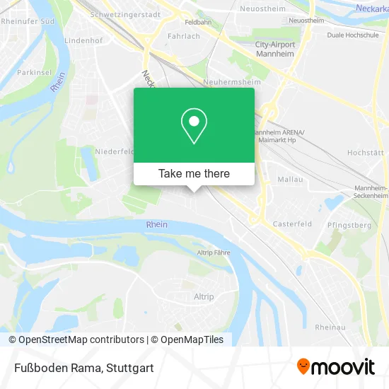 Карта Fußboden Rama