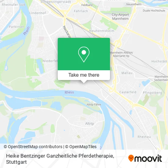 Карта Heike Bentzinger Ganzheitliche Pferdetherapie