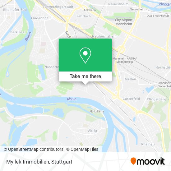 Myllek Immobilien map