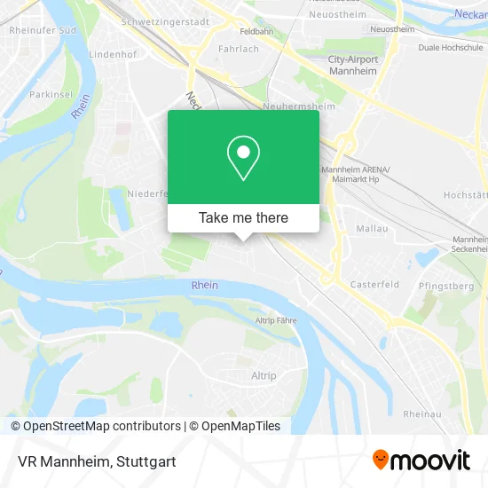 Карта VR Mannheim