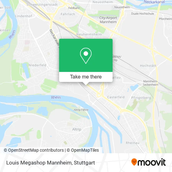 Карта Louis Megashop Mannheim