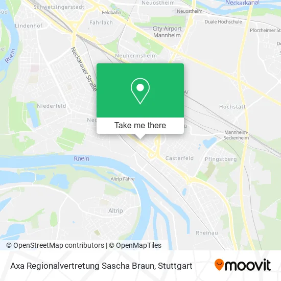 Карта Axa Regionalvertretung Sascha Braun