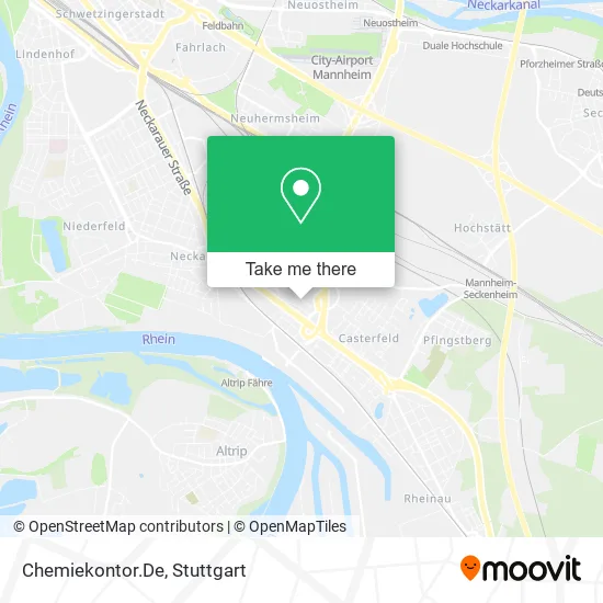 Карта Chemiekontor.De