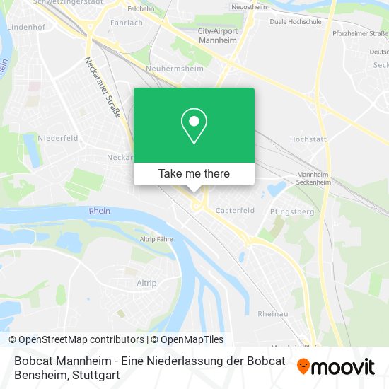 Bobcat Mannheim - Eine Niederlassung der Bobcat Bensheim map