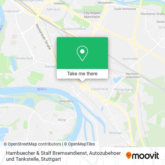 Hambuecher & Stalf Bremsendienst, Autozubehoer und Tankstelle map