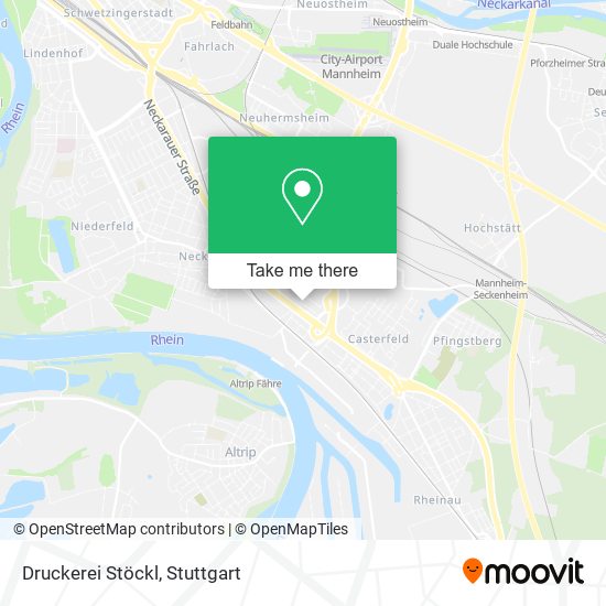 Druckerei Stöckl map