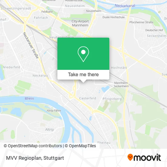 Карта MVV Regioplan