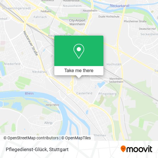 Pflegedienst-Glück map