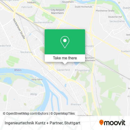 Ingenieurtechnik Kuntz + Partner map