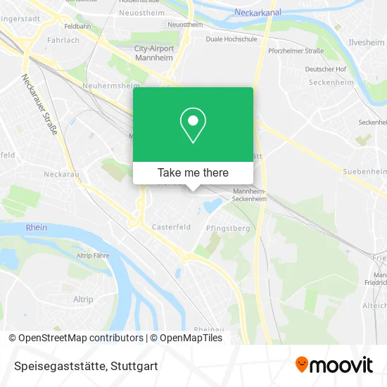 Карта Speisegaststätte