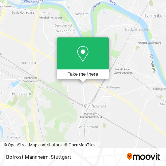 Карта Bofrost Mannheim