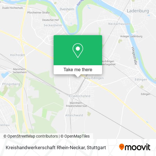 Kreishandwerkerschaft Rhein-Neckar map