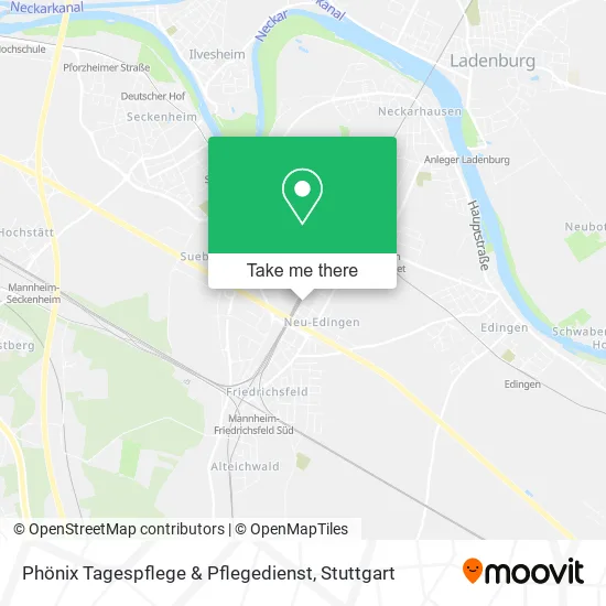 Карта Phönix Tagespflege & Pflegedienst