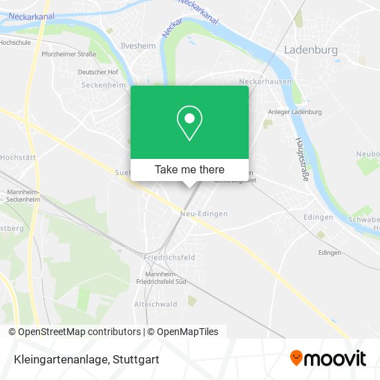 Карта Kleingartenanlage