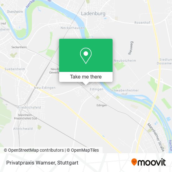 Карта Privatpraxis Wamser