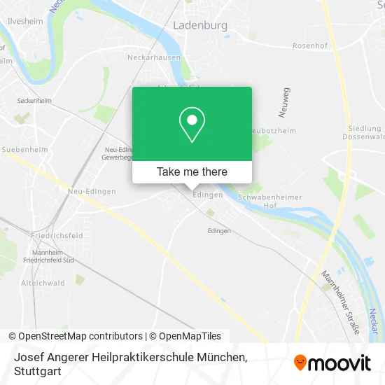 Карта Josef Angerer Heilpraktikerschule München