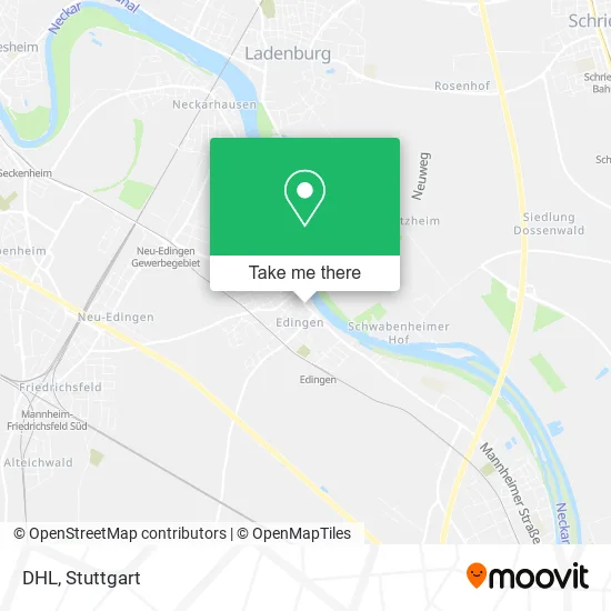 Карта DHL