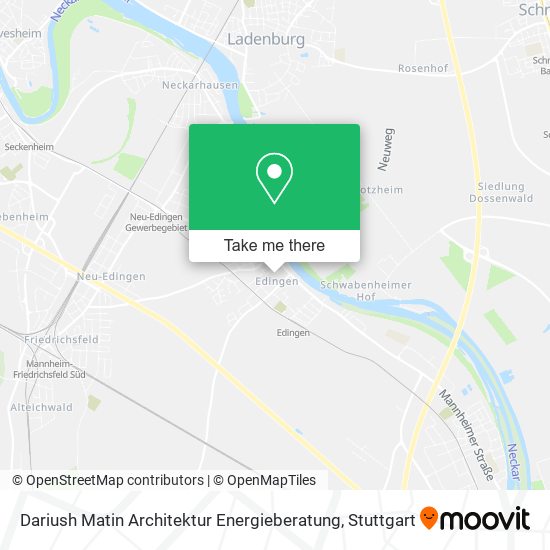 Dariush Matin Architektur Energieberatung map