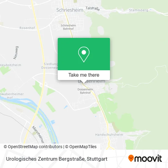 Карта Urologisches Zentrum Bergstraße