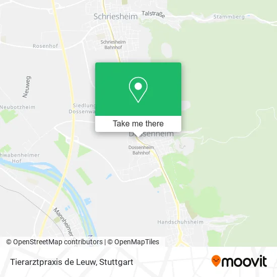 Карта Tierarztpraxis de Leuw