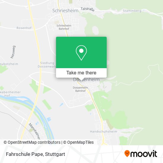 Fahrschule Pape map