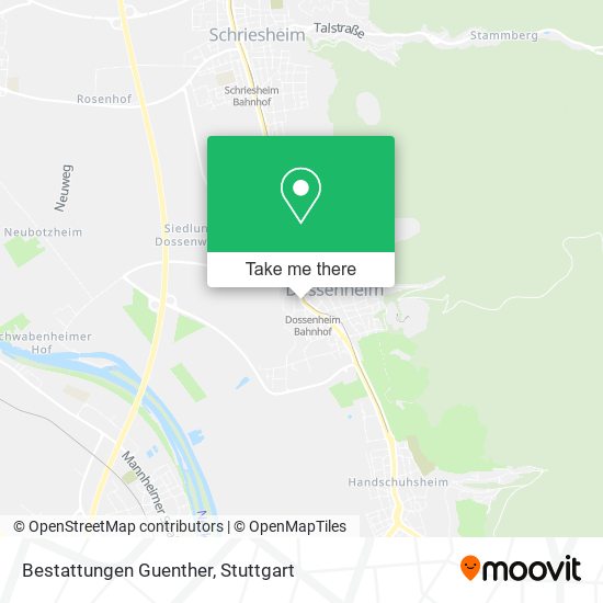 Bestattungen Guenther map