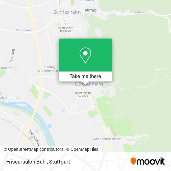 Friseursalon Bähr map