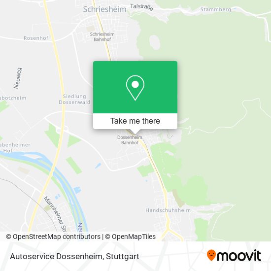 Карта Autoservice Dossenheim