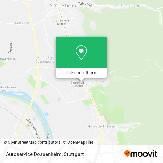 Карта Autoservice Dossenheim