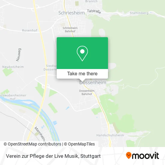 Карта Verein zur Pflege der Live Musik