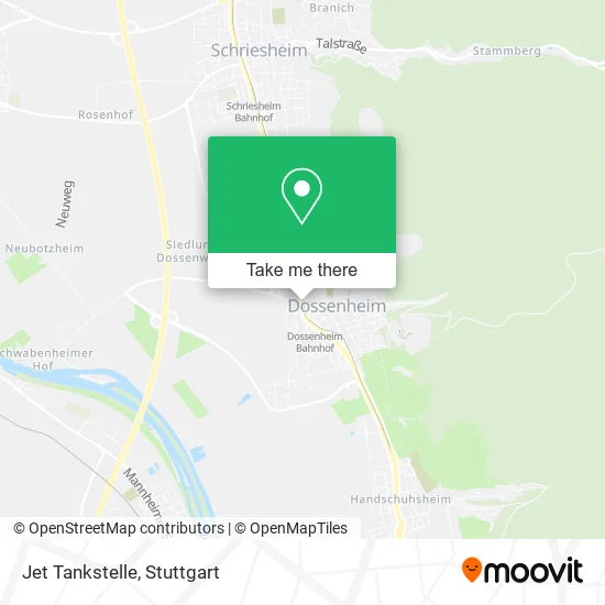 Карта Jet Tankstelle