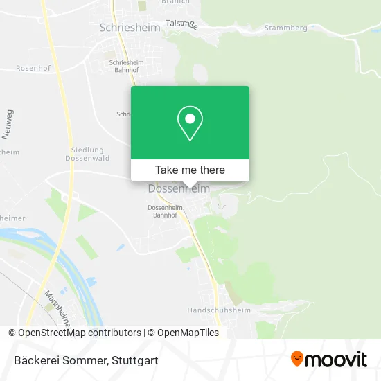 Карта Bäckerei Sommer