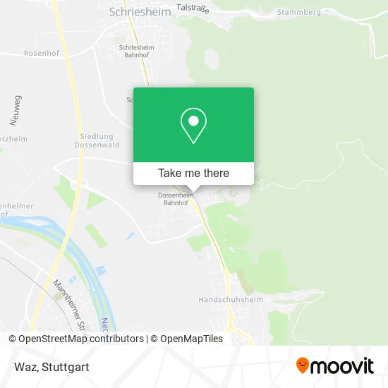 Карта Waz