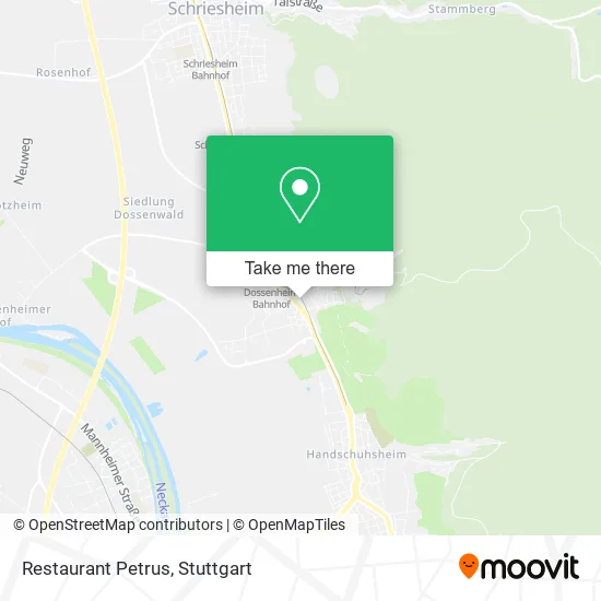 Карта Restaurant Petrus