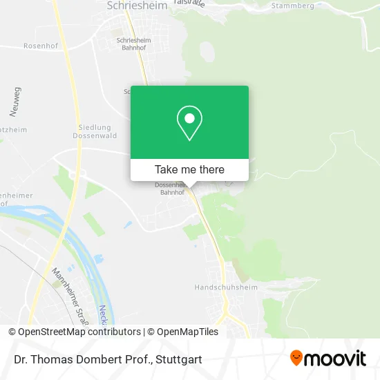 Карта Dr. Thomas Dombert Prof.