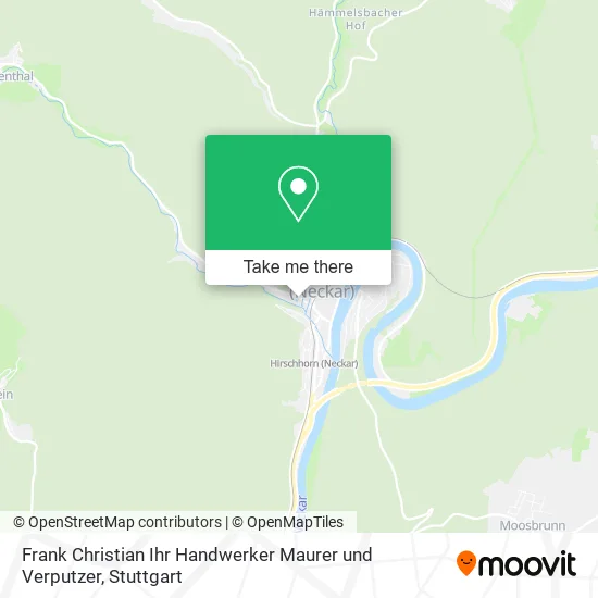 Карта Frank Christian Ihr Handwerker Maurer und Verputzer