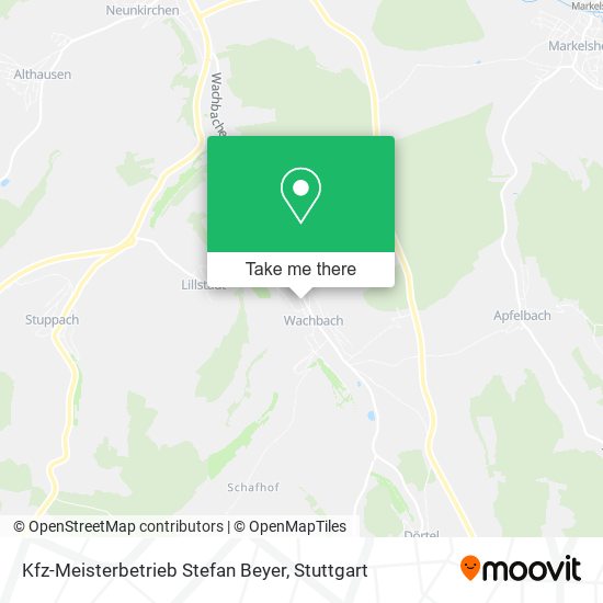 Kfz-Meisterbetrieb Stefan Beyer map
