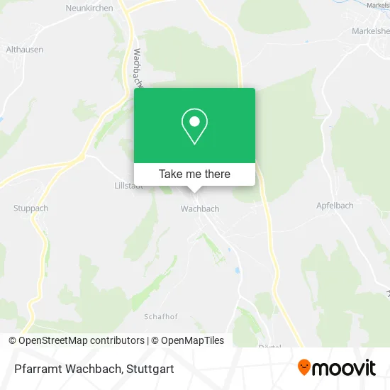 Карта Pfarramt Wachbach