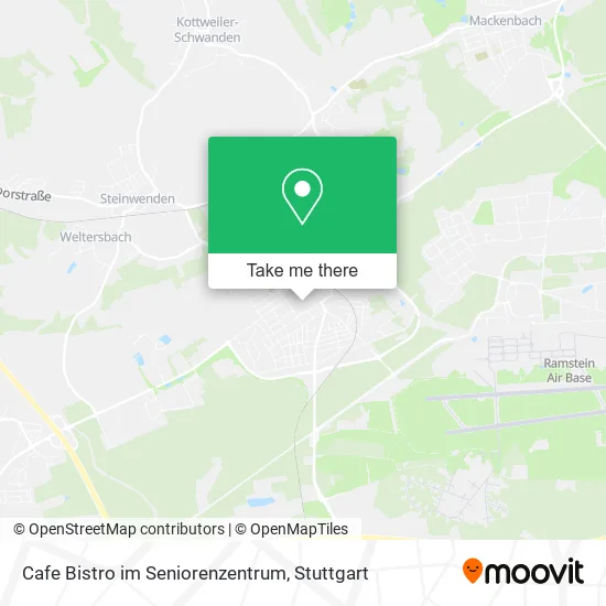 Карта Cafe Bistro im Seniorenzentrum