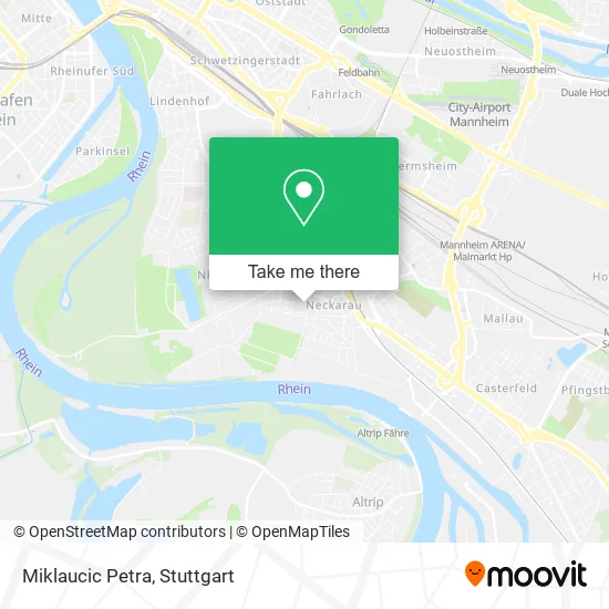 Карта Miklaucic Petra