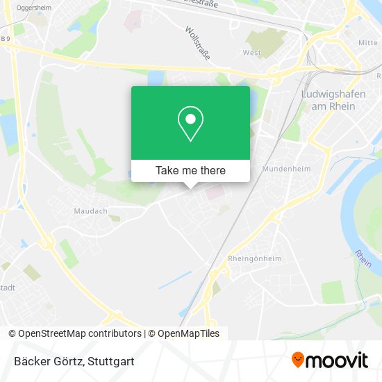 Bäcker Görtz map