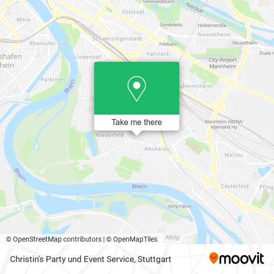 Карта Christin's Party und Event Service