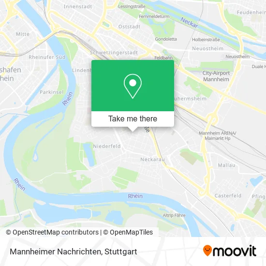 Карта Mannheimer Nachrichten