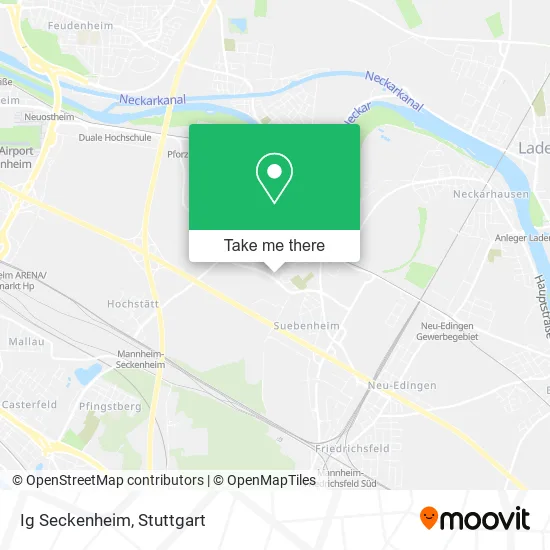 Карта Ig Seckenheim