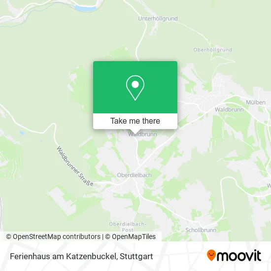 Карта Ferienhaus am Katzenbuckel