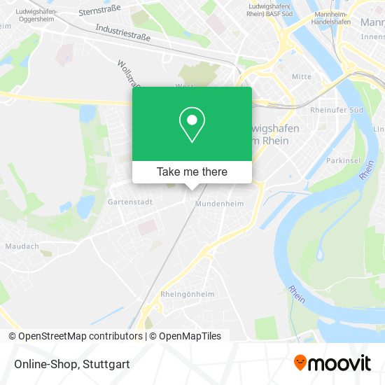 Online-Shop map