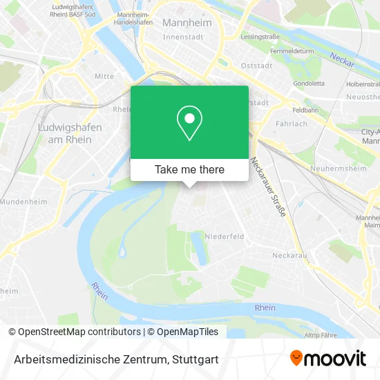 Карта Arbeitsmedizinische Zentrum