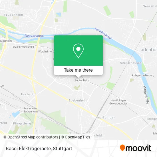 Карта Bacci Elektrogeraete