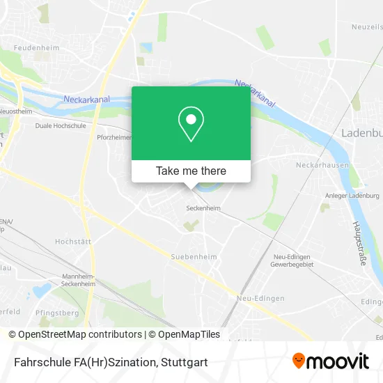 Карта Fahrschule FA(Hr)Szination